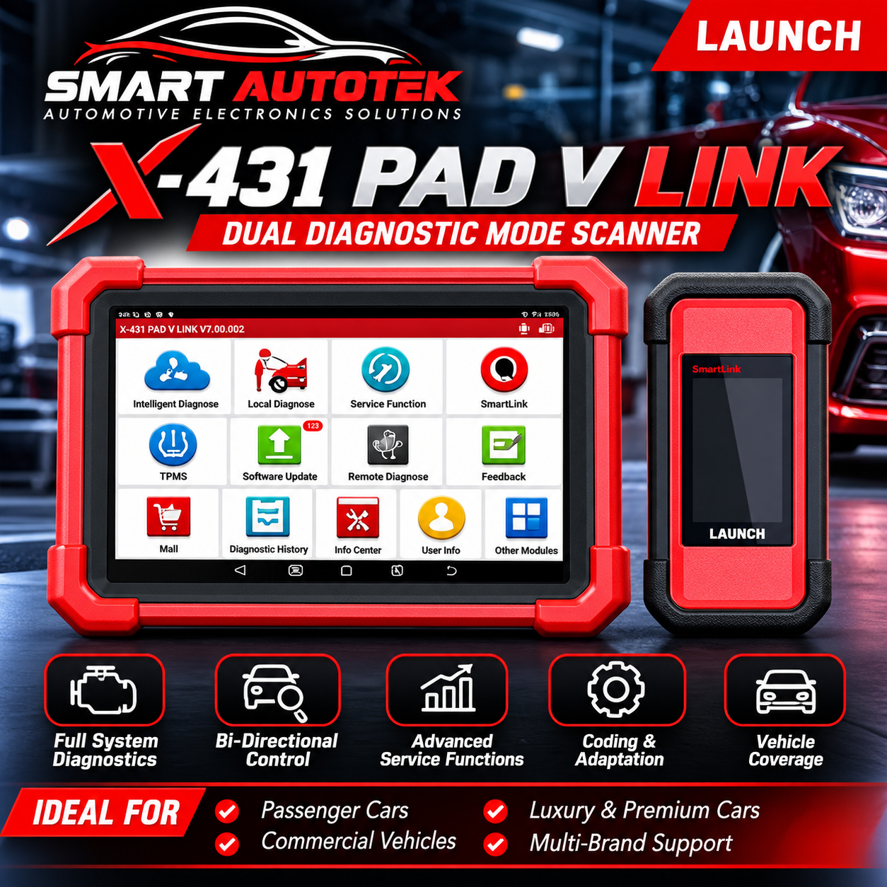 X-431 PAD V LINK product image